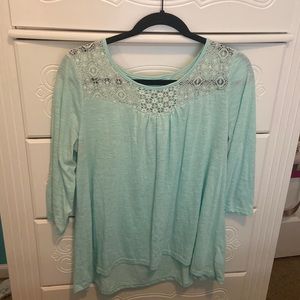 Blue/Green MOSSIMO Supply CO Shirt